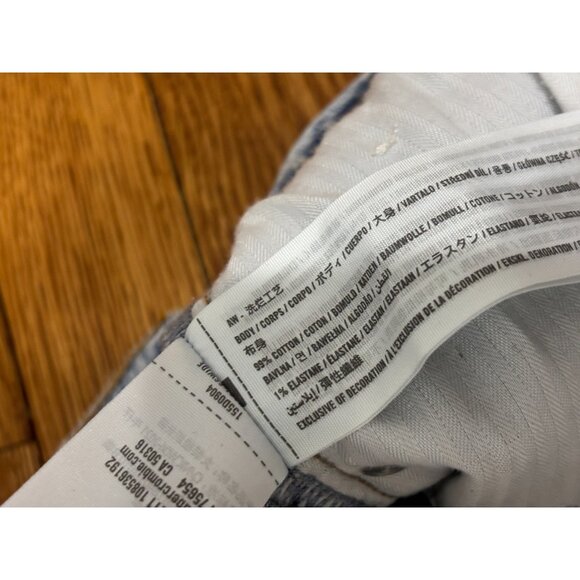 Abercrombie Fitch Womens Ankle Straight Ultra High-Rise Jeans Plus Sz 18 Blue - Picture 6 of 7